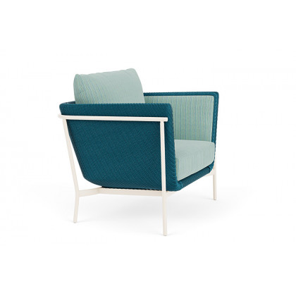 Lloyd Flanders™ Solstice Lounge Chair - Peacock, Ivory