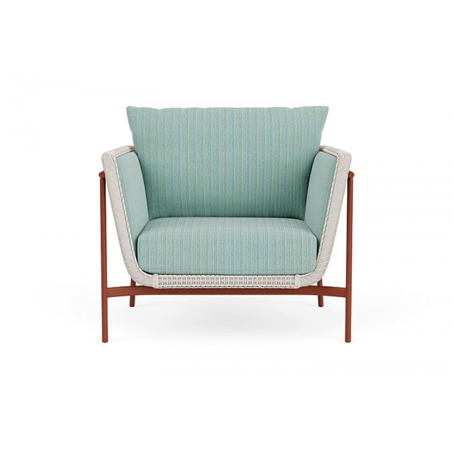 Lloyd Flanders™ Solstice Lounge Chair - Antique White, Terracotta