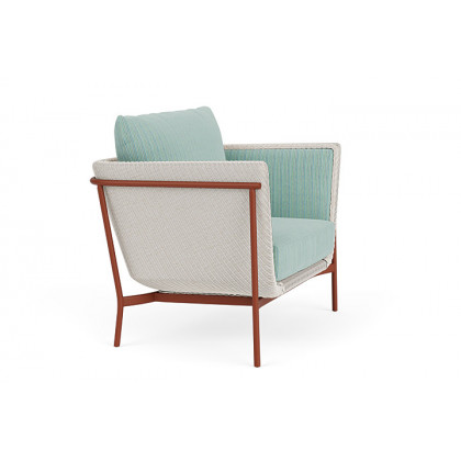 Lloyd Flanders™ Solstice Lounge Chair - Antique White, Terracotta