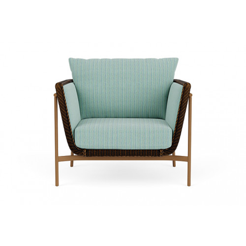 Lloyd Flanders™ Solstice Lounge Chair - Mink, Hickory