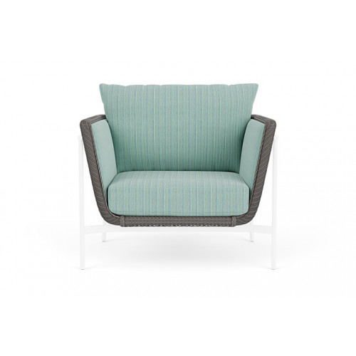 Lloyd Flanders™ Solstice Lounge Chair - Pewter, White