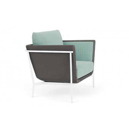 Lloyd Flanders™ Solstice Lounge Chair - Pewter, Matte White