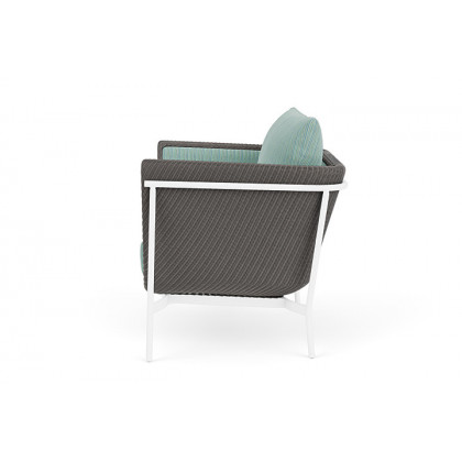 Lloyd Flanders™ Solstice Lounge Chair - Pewter, Matte White