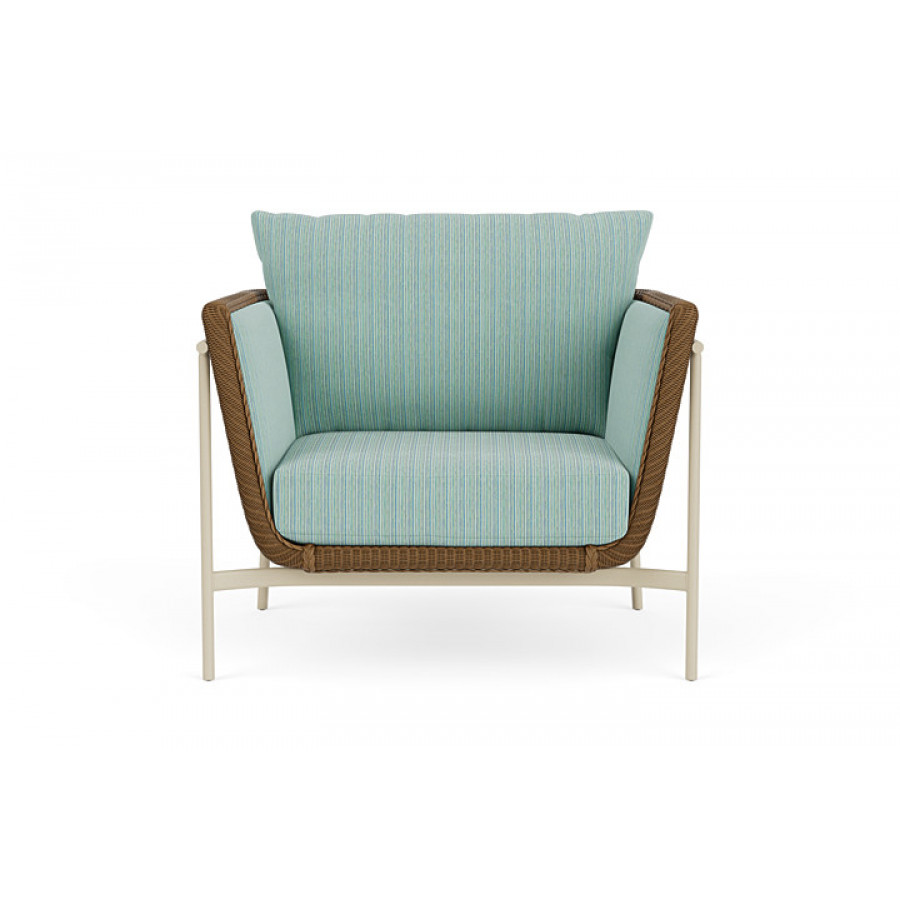 Lloyd Flanders™ Solstice Lounge Chair - Hickory, Linen