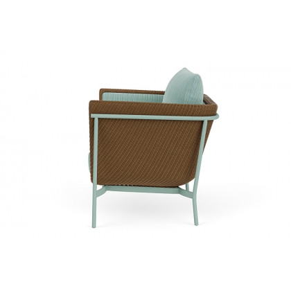 Lloyd Flanders™ Solstice Lounge Chair - Hickory, Sea Glass