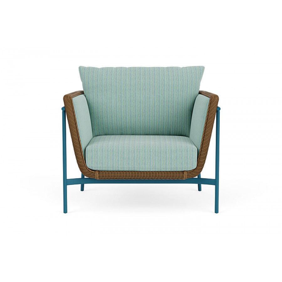 Lloyd Flanders™ Solstice Lounge Chair - Hickory, Peacock