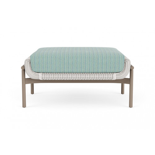Lloyd Flanders™ Solstice Ottoman  - White, French Beige
