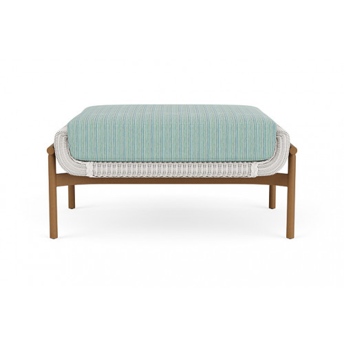 Lloyd Flanders™ Solstice Ottoman  - White, Hickory