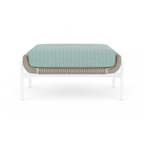 Lloyd Flanders™ Solstice Ottoman  - Linen, White