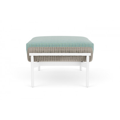 Lloyd Flanders™ Solstice Ottoman  - Linen, Matte White