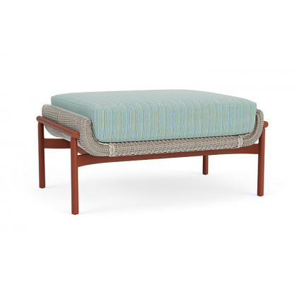 Lloyd Flanders™ Solstice Ottoman  - Linen, Terracotta