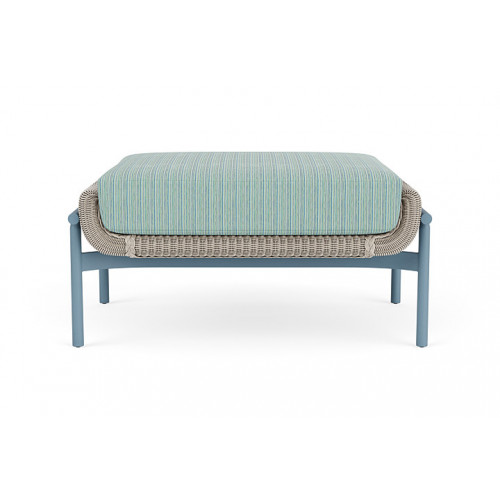 Lloyd Flanders™ Solstice Ottoman  - Linen, Stillwater