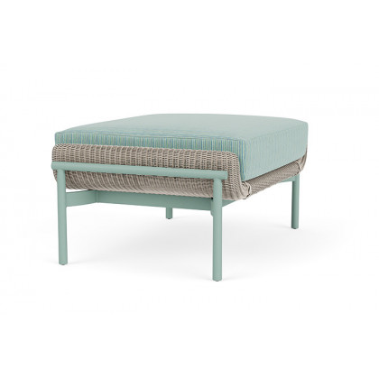 Lloyd Flanders™ Solstice Ottoman  - Linen, Sea Glass