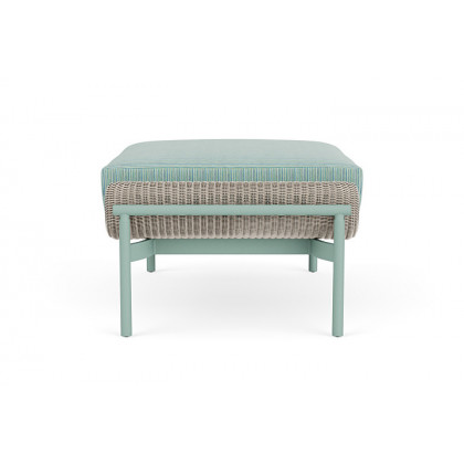 Lloyd Flanders™ Solstice Ottoman  - Linen, Sea Glass