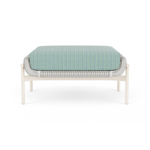 Lloyd Flanders™ Solstice Ottoman  - Matte White, Ivory