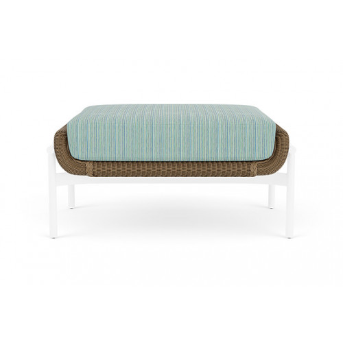 Lloyd Flanders™ Solstice Ottoman  - Fawn, White