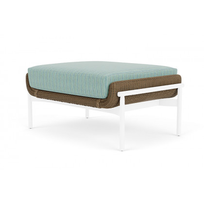 Lloyd Flanders™ Solstice Ottoman  - Fawn, White