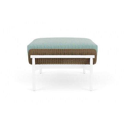 Lloyd Flanders™ Solstice Ottoman  - Fawn, White