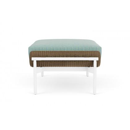 Lloyd Flanders™ Solstice Ottoman  - Fawn, Matte White
