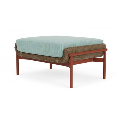 Lloyd Flanders™ Solstice Ottoman  - Fawn, Terracotta