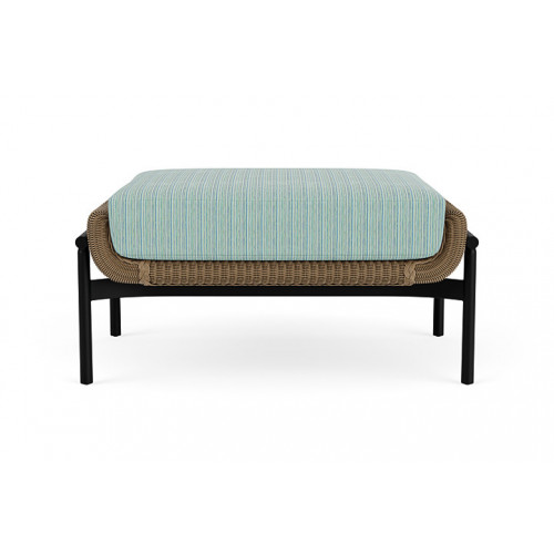 Lloyd Flanders™ Solstice Ottoman  - Fawn, Ebony