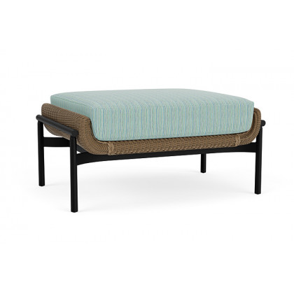 Lloyd Flanders™ Solstice Ottoman  - Fawn, Ebony
