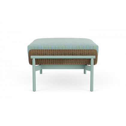 Lloyd Flanders™ Solstice Ottoman  - Fawn, Sea Glass