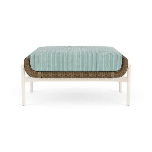 Lloyd Flanders™ Solstice Ottoman  - Fawn, Ivory