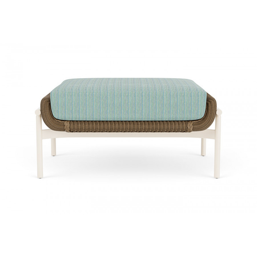 Lloyd Flanders™ Solstice Ottoman  - Fawn, Ivory