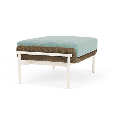 Lloyd Flanders™ Solstice Ottoman  - Fawn, Ivory