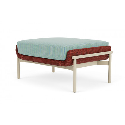 Lloyd Flanders™ Solstice Ottoman  - Terracotta, Linen