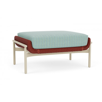 Lloyd Flanders™ Solstice Ottoman  - Terracotta, Linen