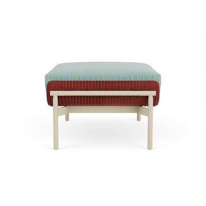 Lloyd Flanders™ Solstice Ottoman  - Terracotta, Linen