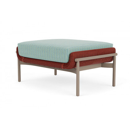 Lloyd Flanders™ Solstice Ottoman  - Terracotta, French Beige