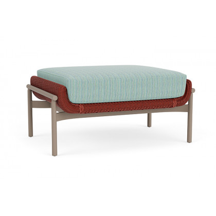 Lloyd Flanders™ Solstice Ottoman  - Terracotta, French Beige