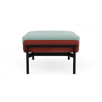 Lloyd Flanders™ Solstice Ottoman  - Terracotta, Ebony