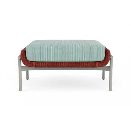 Lloyd Flanders™ Solstice Ottoman  - Terracotta, Platinum