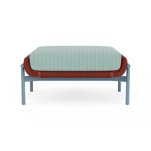 Lloyd Flanders™ Solstice Ottoman  - Terracotta, Stillwater