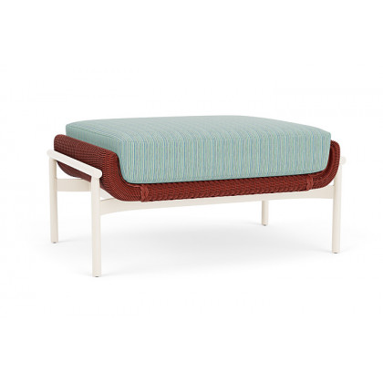 Lloyd Flanders™ Solstice Ottoman  - Terracotta, Ivory