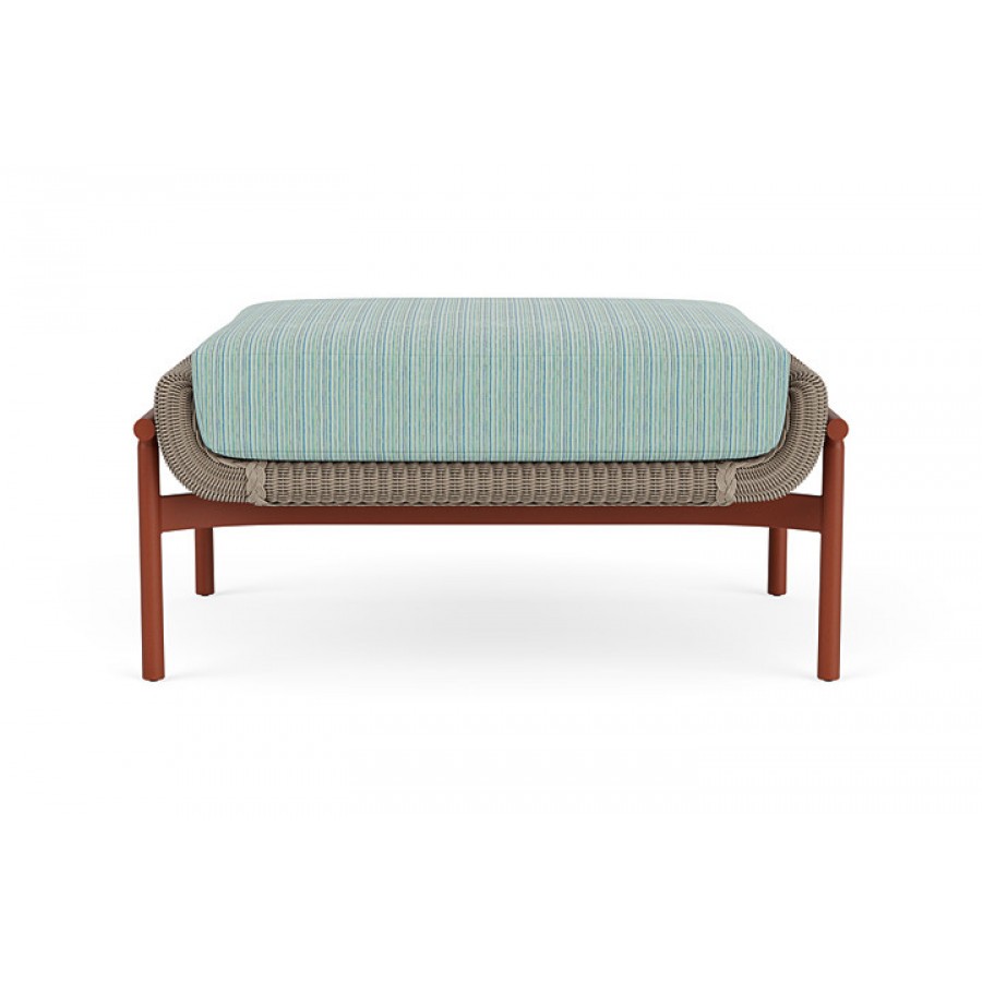 Lloyd Flanders™ Solstice Ottoman  - French Beige, Terracotta
