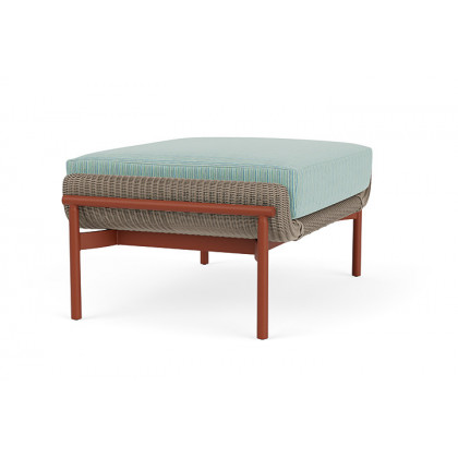 Lloyd Flanders™ Solstice Ottoman  - French Beige, Terracotta