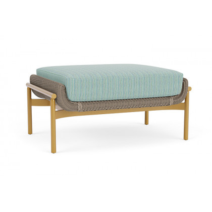 Lloyd Flanders™ Solstice Ottoman  - French Beige, Metallic Gold