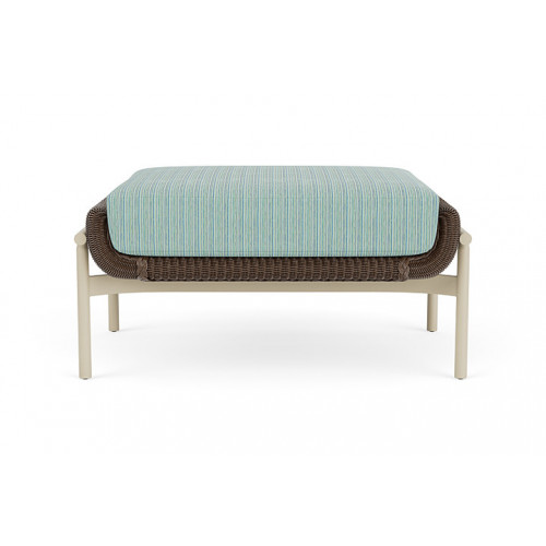 Lloyd Flanders™ Solstice Ottoman  - Bark, Linen