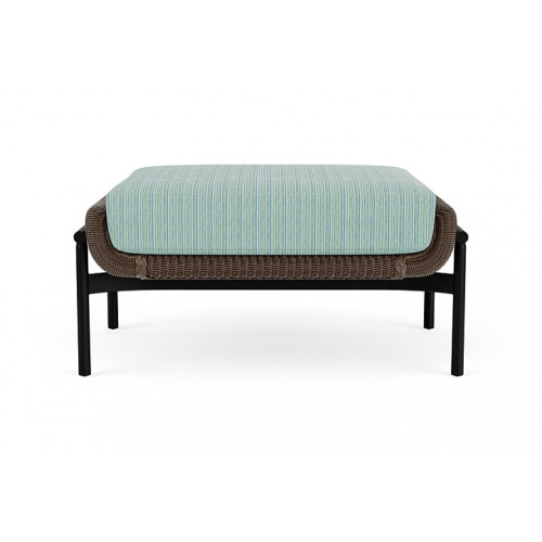 Lloyd Flanders™ Solstice Ottoman  - Bark, Ebony