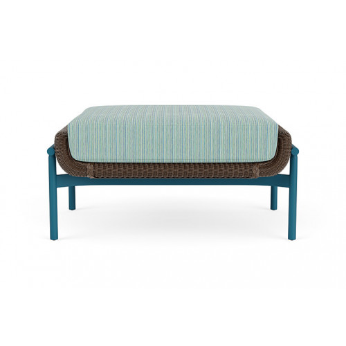 Lloyd Flanders™ Solstice Ottoman  - Bark, Peacock