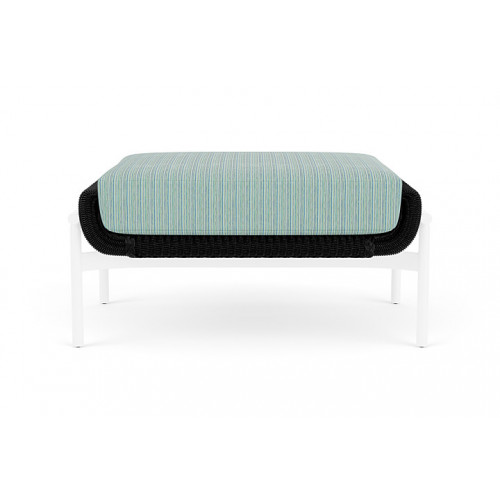 Lloyd Flanders™ Solstice Ottoman  - Ebony, White