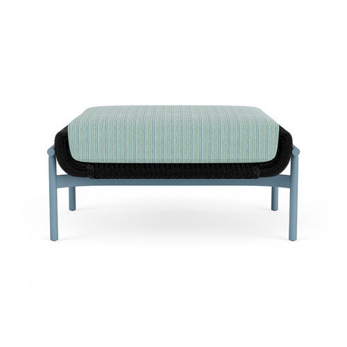 Lloyd Flanders™ Solstice Ottoman  - Ebony, Stillwater