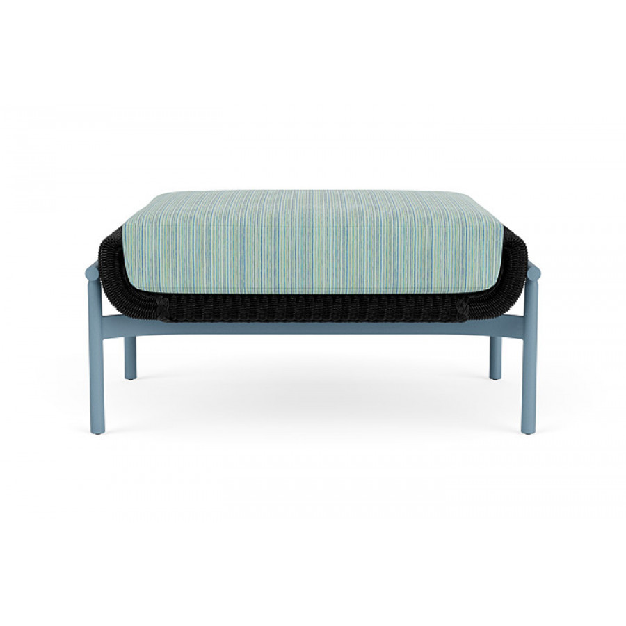 Lloyd Flanders™ Solstice Ottoman  - Ebony, Stillwater