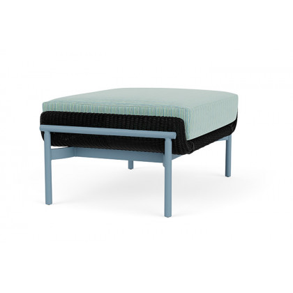 Lloyd Flanders™ Solstice Ottoman  - Ebony, Stillwater