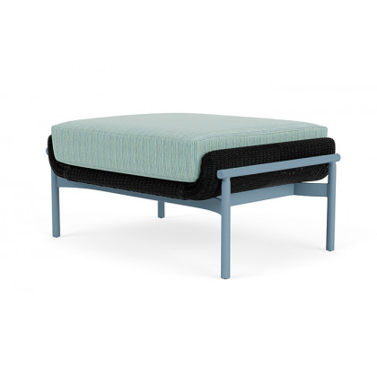 Lloyd Flanders™ Solstice Ottoman  - Ebony, Stillwater